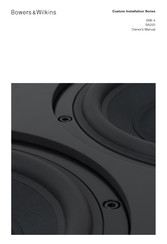 Bowers & Wilkins ISW-4 Manual Del Proprietário