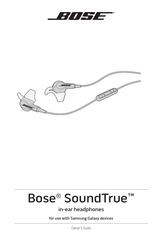 Bose SoundTrue Guia Del Propietario