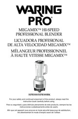 Waring Pro MEGAMIX HPB300BK Guia De Inicio Rapido