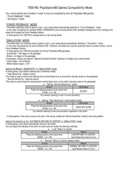 Thrustmaster T500 RS Manual Del Usuario