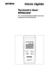 Extech RPM250W Inicio Rápido