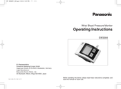 Panasonic EW3004 Instrucciones De Operación