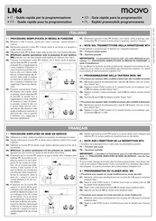 moovo LN4 Serie Guía Rápida Para La Programación