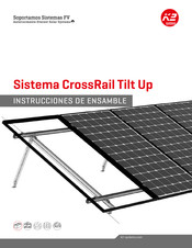 K2 Systems Sistema CrossRail Tilt Up Instrucciones De Ensamble