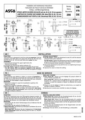 Asco 290 Serie Instrucciones De Puesta En Servicio Y Mantenimiento