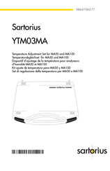 Sartorius YTM03MA Manual Del Usuario