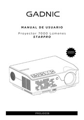 Gadnic STAR PRO 7000 Lumenes Manual Del Usuario