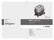 Bosch GAS 12-25 L Professional Manual De Instrucciones