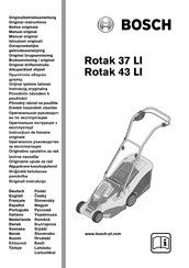 Bosch Rotak 43 LI Manual Original