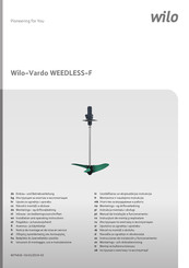 Wilo Vardo WEEDLESS-F Instrucciones De Instalación Y Funcionamiento