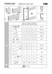 ABB STRIEBEL & JOHN MBS224 Manual De Instrucciones