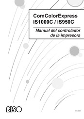 Riso ComColorExpress IS950C Manual Del Usuario