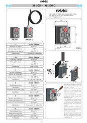 Faac XB 300 Manual De Instrucciones