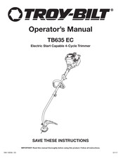 Troy-Bilt TB635 EC Manual Del Operador