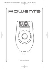 Rowenta Lovely EP1005F0 Manual De Instrucciones