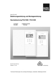 FASEL Elektronik slimline FCU1200 Instrucciones De Montaje