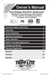 Tripp-Lite SmartPro SM2200RMDVTAA El Manual Del Propietario