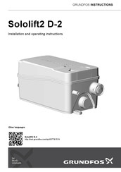 Grundfos Sololift D-2 Serie Manual Del Usuario