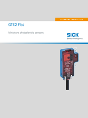 SICK GTE2 Flat Instrucciones De Uso