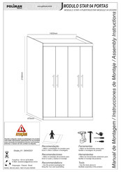 Poliman Moveis STAR 04 Instrucciones De Montaje