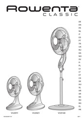 Rowenta CLASSIC VU2021G0 Manual De Instrucciones