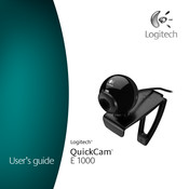 Logitech QuickCam E 1000 Guía De Usuario