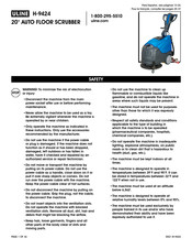 Uline H-9424 Manual De Instrucciones