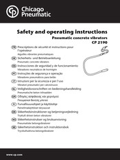 Chicago Pneumatic CP 2190 Instrucciones De Seguridad Y De Funcionamiento