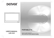 Denver LED-1031 Manual De Instrucciones