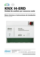 elsner elektronik KNX I4-ERD Manual De Instrucciones