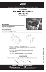 Metra 99-7337B Manual De Instrucciones