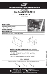 Metra 95-7337B Manual De Instrucciones