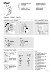 Hager EH 110 Manual De Instrucciones