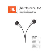 JBL reference 210 Manual Del Usuario