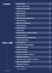 Canon FAX-L410 Guía De Inicio