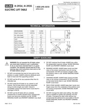 Uline H-3934 Manual De Instrucciones