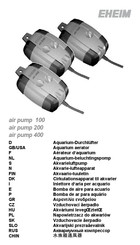 EHEIM air pump 100 Manual De Instrucciones