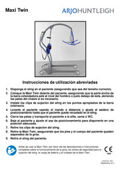 Arjohuntleigh MAXI TWIN Instrucciones De Utilización Abreviadas