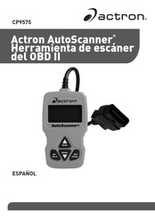 SPX actron AutoScanner CP9575 Manual Del Usuario