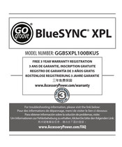 GOgroove BlueSYNC XPL Manual Del Usuario