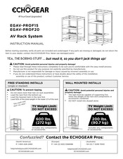 Echogear EGAV-PROF20 Manual De Instrucciones