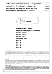 Beko Drypoint MDe 6 Instruciones De Instalación Y De Servicio