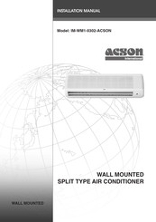 Acson international IM-WM1-0302-ACSON Manual De Instalación