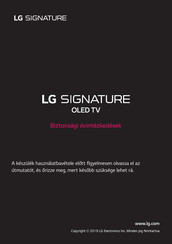 LG SIGNATURE Guía De Instalación Rápida