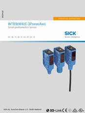 SICK WTB9M4C-3P Serie Instrucciones De Uso