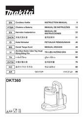 Makita DKT360 Manual De Instrucciones