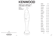 Kenwood HB600 Serie Instrucciones