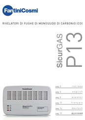 Fantini Cosmi SicurGAS P13 Manual De Instrucciones