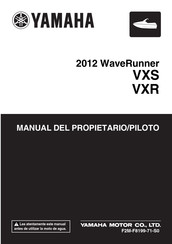 Yamaha 2012 WaveRunnerVXR Manual Del Propietário