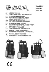 ELEM Technic PAC91 Manual De Instrucciones